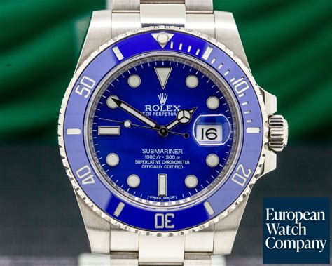 rolex submariner white gold price|rolex submariner 18k white gold.